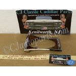 OEM 1964 Cadillac Eldorado Fleetwood LEFT DASH A/C VENT BEZEL WOODGRAIN TRIM END PLATE #1481593